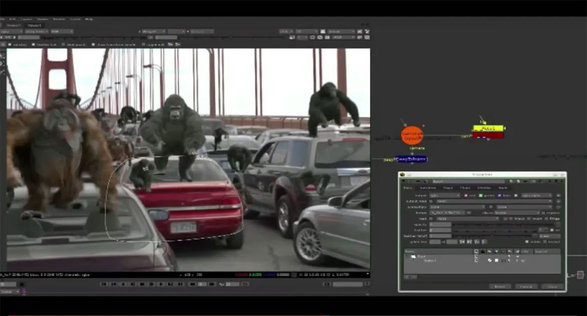 visual effects work